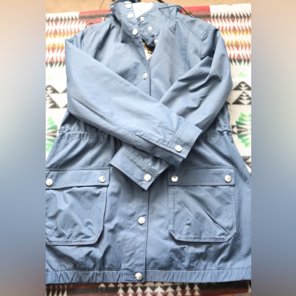 Coach Blue Hooded Jacket - Picture 6 of 11